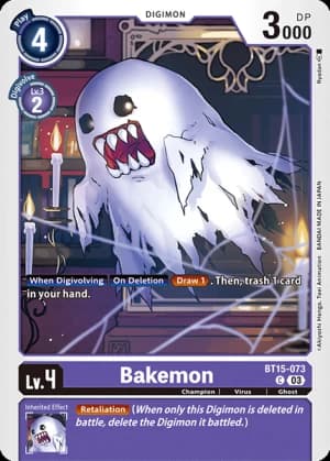 Bakemon — Exceed Apocalypse Digimon Card Game card by Ryodan