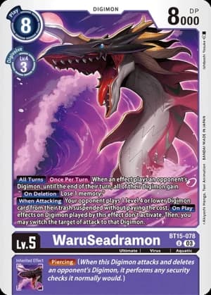 WaruSeadramon — Dimensional Phase Pre-Release Cards