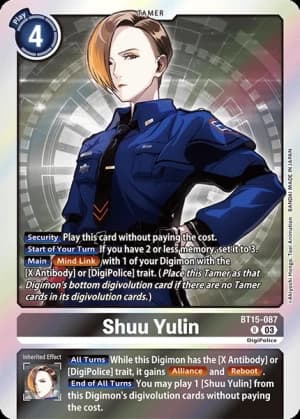 Shuu Yulin — Exceed Apocalypse Pre-Release Cards
