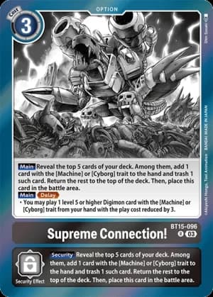 Supreme Connection! — Digimon Card Game card