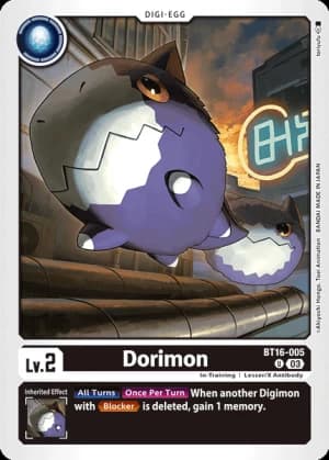 Dorimon — Beginning Observer Digimon Card Game card by toriyufu