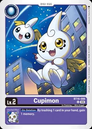 Cupimon — Beginning Observer Digimon Card Game card by Sanosuke Sakuma