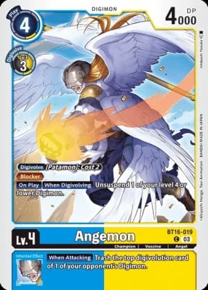 Angemon — Beginning Observer Digimon Card Game card by Ishibashi Yosuke