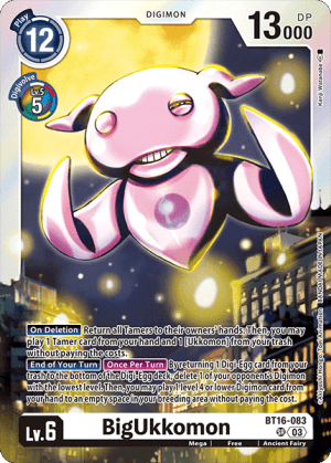 BigUkkomon — Beginning Observer Digimon Card Game card by Kenji Watanabe