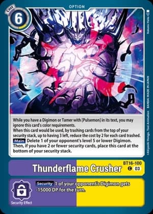 Thunderflame Crusher — Beginning Observer
