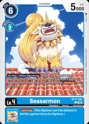 Seasarmon — Digital Hazard Digimon Card Game card by Kenji Watanabe
