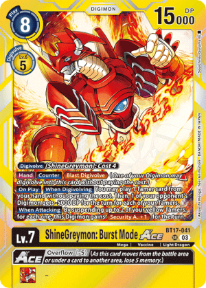ShineGreymon: Burst Mode — BT17
