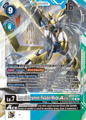 Imperialdramon: Paladin Mode — BT17