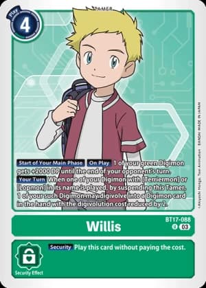 Willis — New Awakening Pre-Release Cards