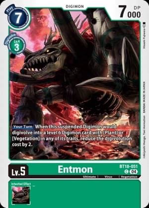 Entmon — Double Diamond Digimon Card Game card by Koji Watanabe