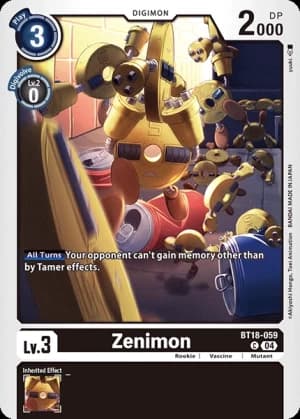 Zenimon — Across Time Digimon Card Game card by Ryosuke