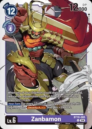 Zanbamon — Battle of Omni Pre-Release Cards
