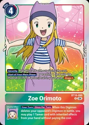 Zoe Orimoto — Next Adventure Pre-Release Cards