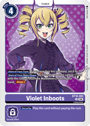 Violet Inboots — Dawn of Liberator