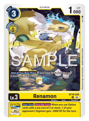 Renamon — Alternative Being Booster