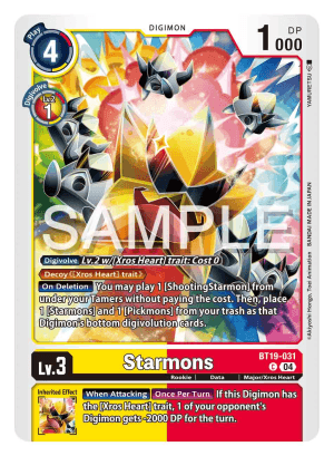 Starmons — Battle of Omni Digimon Card Game card by Kazuhiro Asakuma
