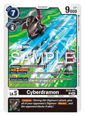 Cyberdramon — Digital Hazard Digimon Card Game card by Takamurashige
