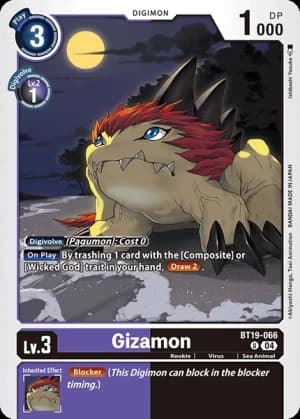Gizamon — Blast Ace Digimon Card Game card by Ryudai