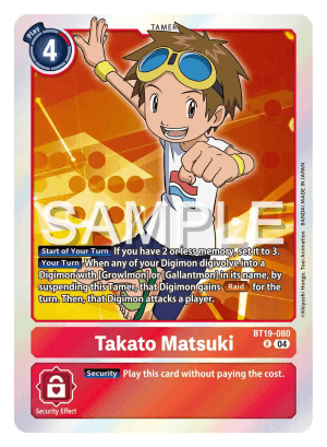 Takato Matsuki — Across Time Pre-Release Cards