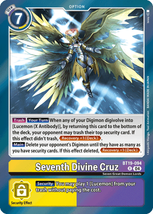 Seventh Divine Cruz — Release Special Booster 2.0 Celebration Event Cards