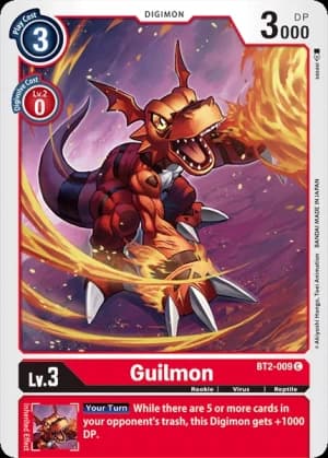 Guilmon (2022 Championship Finals Digimon Tamers Pack) — Digimon Card Game card