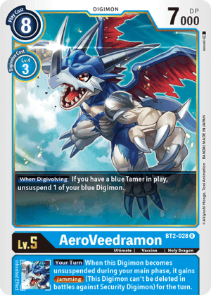 AeroVeedramon — Cyber Eden Digimon Card Game card by Spareribs
