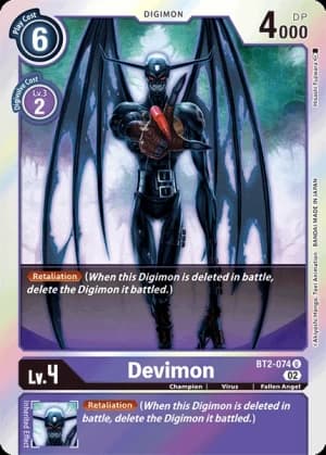 Devimon — Blast Ace Digimon Card Game card by Akiyoshi Hongō, Toei Animation