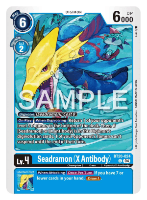 Seadramon (X Antibody) — Release Special Booster 2.5