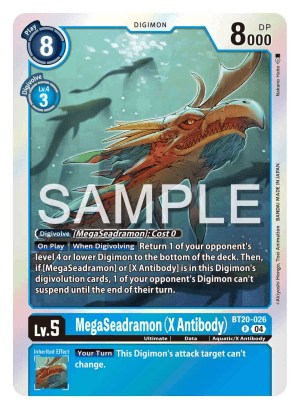MegaSeadramon (X Antibody) — Limited Card Pack -Another Knight-