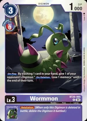 Wormmon — Across Time Pre-Release Cards