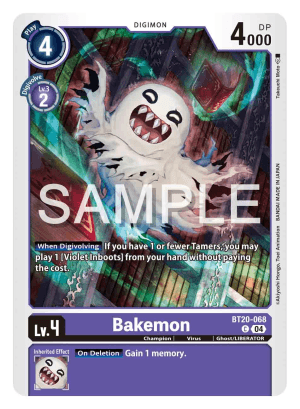 Bakemon — Exceed Apocalypse Digimon Card Game card by Ryodan