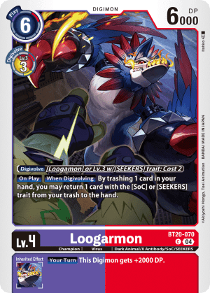 Loogarmon — Blast Ace Digimon Card Game card by sasasi