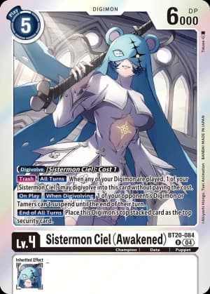 Sistermon Ciel (Awakened) — Next Adventure Pre-Release Cards