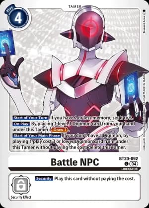 Battle NPC — Release Special Booster 2.5 Digimon Card Game card by Tsunami Aoi