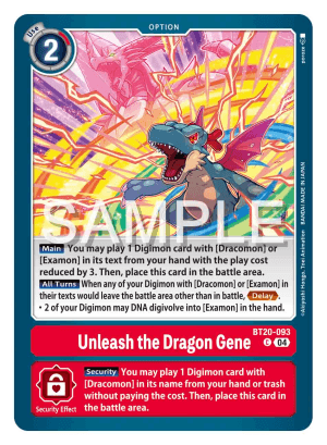 Unleash the Dragon Gene — Release Special Booster 2.5