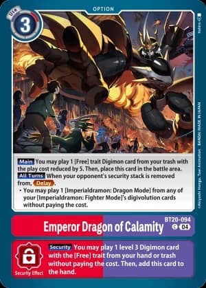 Emperor Dragon of Calamity — Release Special Booster 2.5