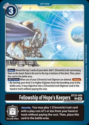 Fellowship of Hope's Keepers — Release Special Booster 2.5