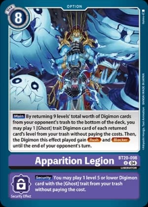 Apparition Legion — Release Special Booster 2.5 Digimon Card Game card by itohiro