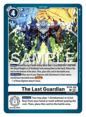 The Last Guardian — Digimon Card Game card