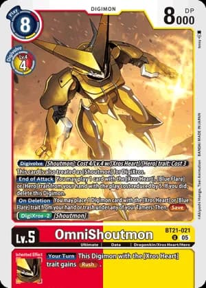 OmniShoutmon — Across Time Digimon Card Game card by Nakano Hall