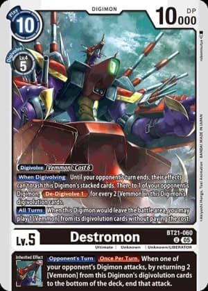 Destromon — Dimensional Phase Digimon Card Game card by Nakano Haltto