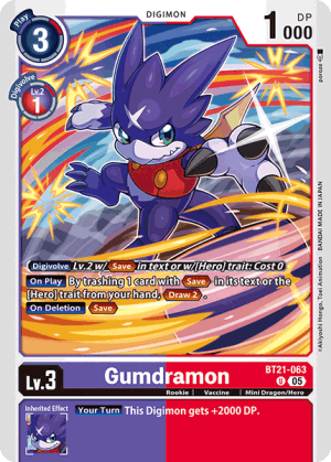 Gumdramon — Across Time