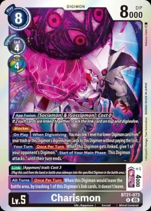 Charismon — World Convergence Digimon Card Game card by Nakano Haibara
