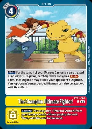 The Champion Ultimate Fighter! — World Convergence