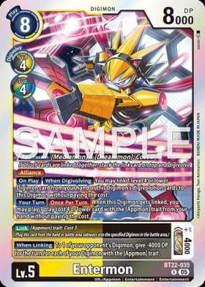 Entermon — Cyber Eden Digimon Card Game card by Akiyoshi Honga, Toei Animation