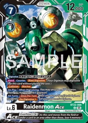 Raidenmon — Release Special Booster 2.5 Celebration Event Cards