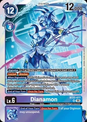 Dianamon — Animal Colosseum Digimon Card Game card by Akiyoshi Honga