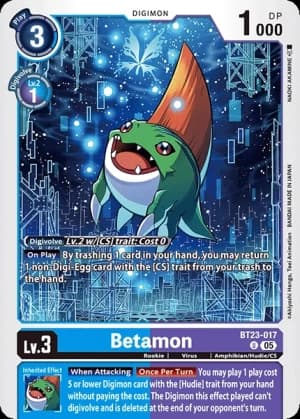Betamon — Exceed Apocalypse Digimon Card Game card by Ryuda
