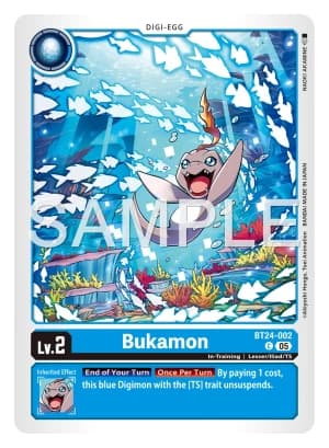 Bukamon — Blast Ace Digimon Card Game card by Nakano Haito