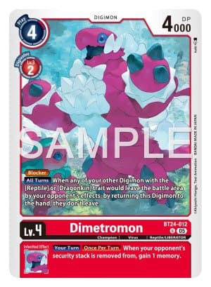 Dimetromon — Time Stranger Digimon Card Game card by koki